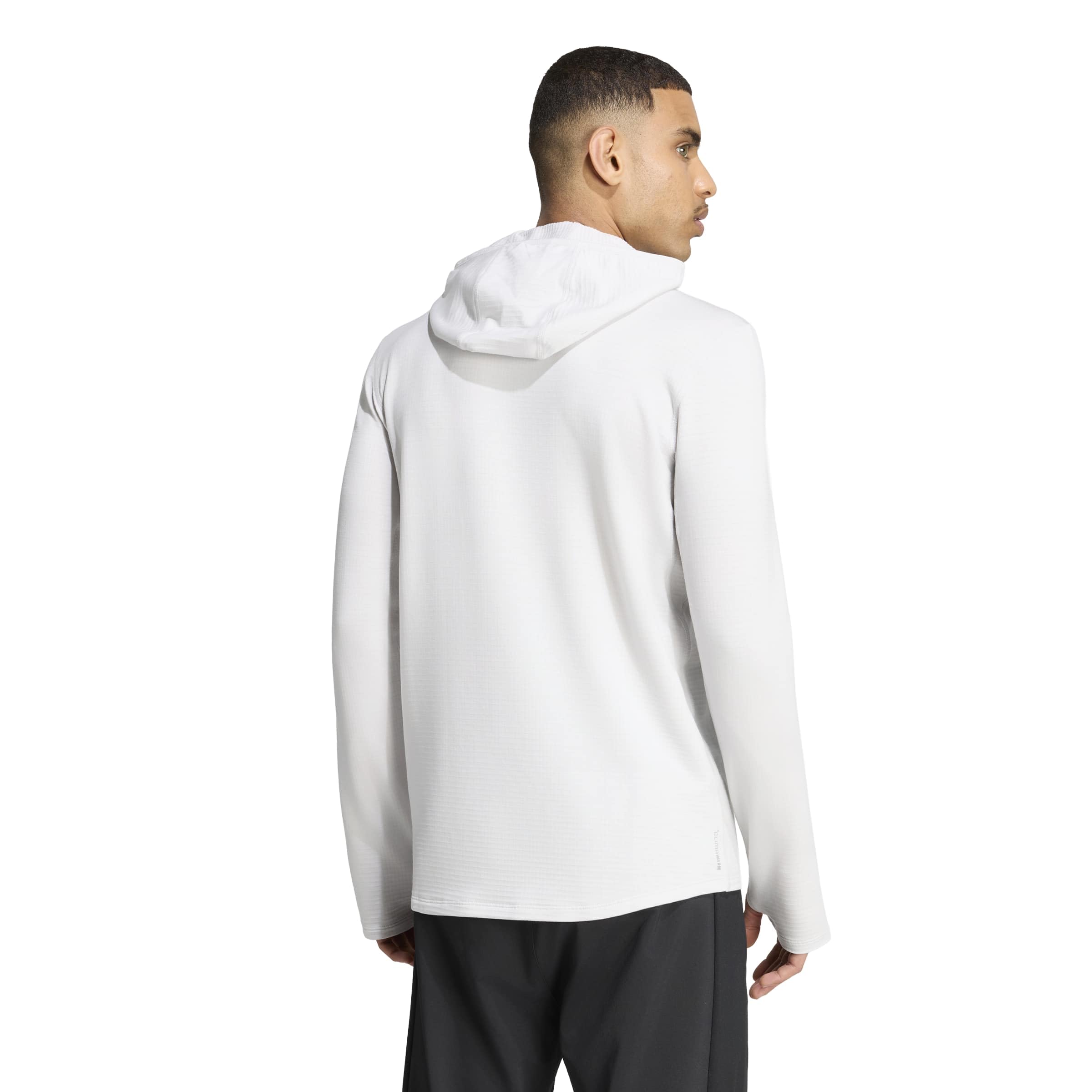 adidas Mezczyzni Adi365 Running Essentials Winterized Long Sleeve Sweatshirt, grey one, L