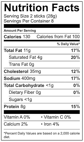 Miniatura 15 de Yellowstone by Cattleman's Cut Hunter's - Palitos de salchicha de cazador, 1.9 onzas (paquete de 20)
