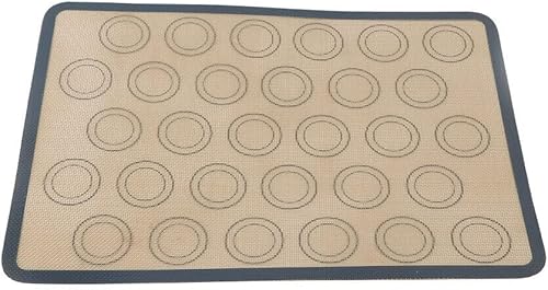 Miniatura 8 de Alfombrilla de silicona para hornear antiadherente, resistente al calor, hoja de horno, macarrón, pastel, galletas, tostadora, hoja, pastelería,