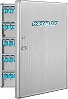 Vista 1 de MAYNUO Key Cabinet Wall Mounted Key Organizer Key Management Box 120-digit Key Box Wall-Mounted Key Cabinet with Lock Outdoor Indoor to Share and