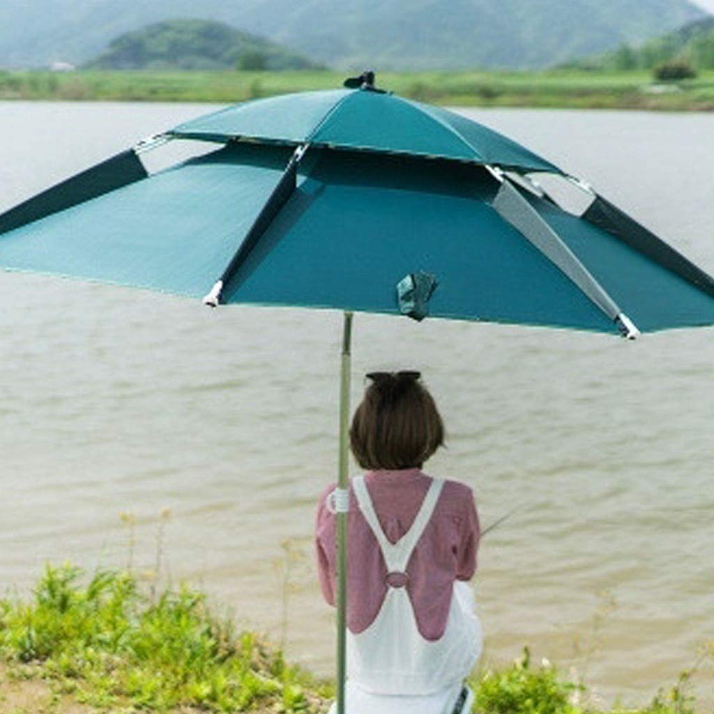 Wędkarstwo / 2,4 m/Wanxiang / parasol wędkarski / podwójny/parasol/winyl/filtr przeciwsłoneczny/parasol/parasol wędkarski / składany parasol wędkarski, a, 2.2M