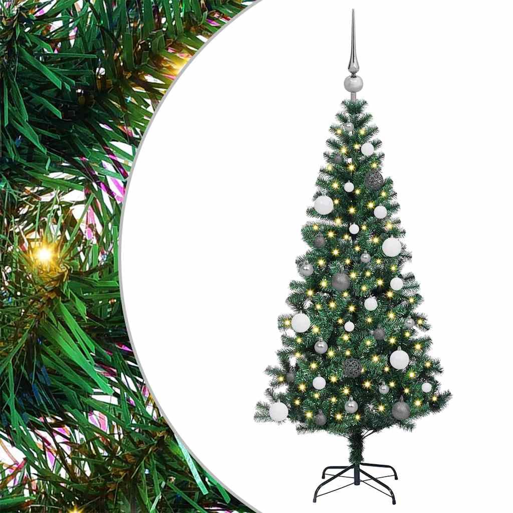 Svvalka Green Artificialchristmastree With 150 Leds 150 Cm Pvc Size 35