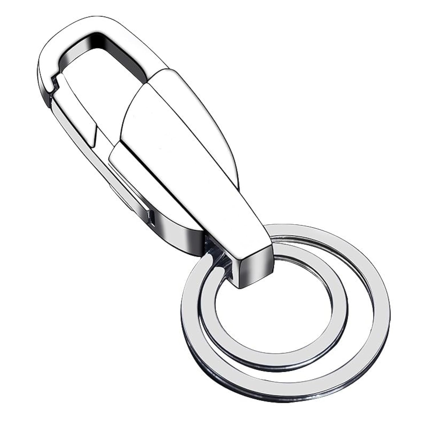 Nyganmelloz2 PCS Keychain Keyring Gift, Car Trinket Keyring Bag Charm Metal Carabiner Clip