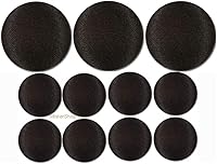 Vista 2 de Brand Deluxe - Juego de botones de traje de esmoquin negro de 11 piezas, fabricado en Estados Unidos