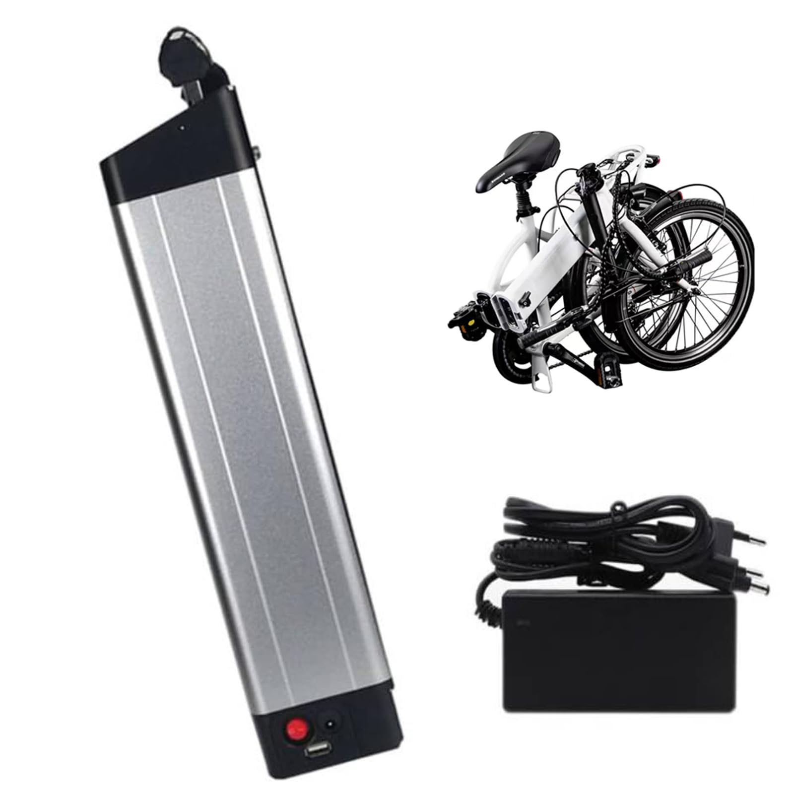 Amazon | WILLQ 36ボルト電動自転車バッテリー折りたたみ式Eバイク