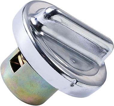 Motorcycle Fuel Gas Tank Cap, Leak-proof Twist & Lock Cover, Anti-rust Thickened Seal Ring Cap, Compatible with GY6 50cc 150cc 250cc Engine Tank ATV Moped Scooter Dirt Bike Silver