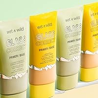 Vista 17 de wet n wild Prime Focus Glass Skin Correct Primer, acabado de cristal brillante, amarillo