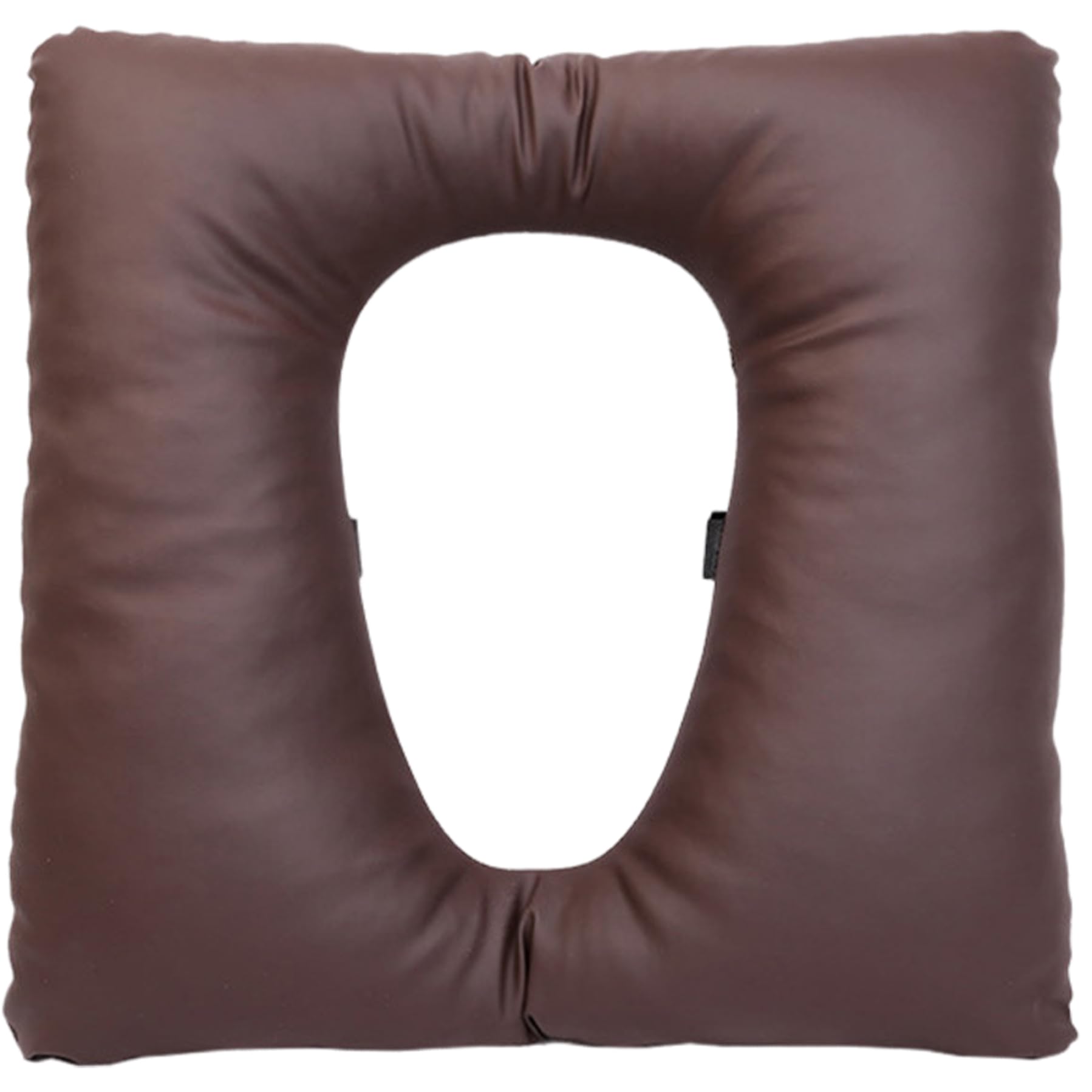 Coussin de siège de toilette 43x43 cm réhausseur en cuir PU imperméable