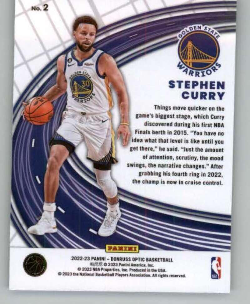 Amazon.com: 2022-23 Donruss Optic Express Lane #2 Stephen Curry