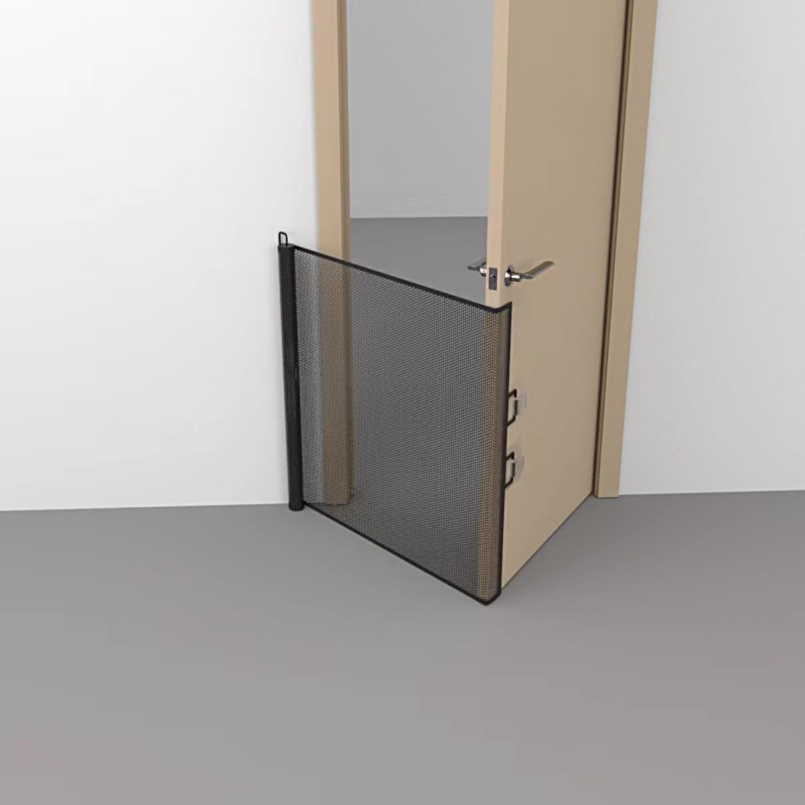 Amazon.co.jp: ベビーゲート ロール式安全ゲート メッシュ布製ドア柵