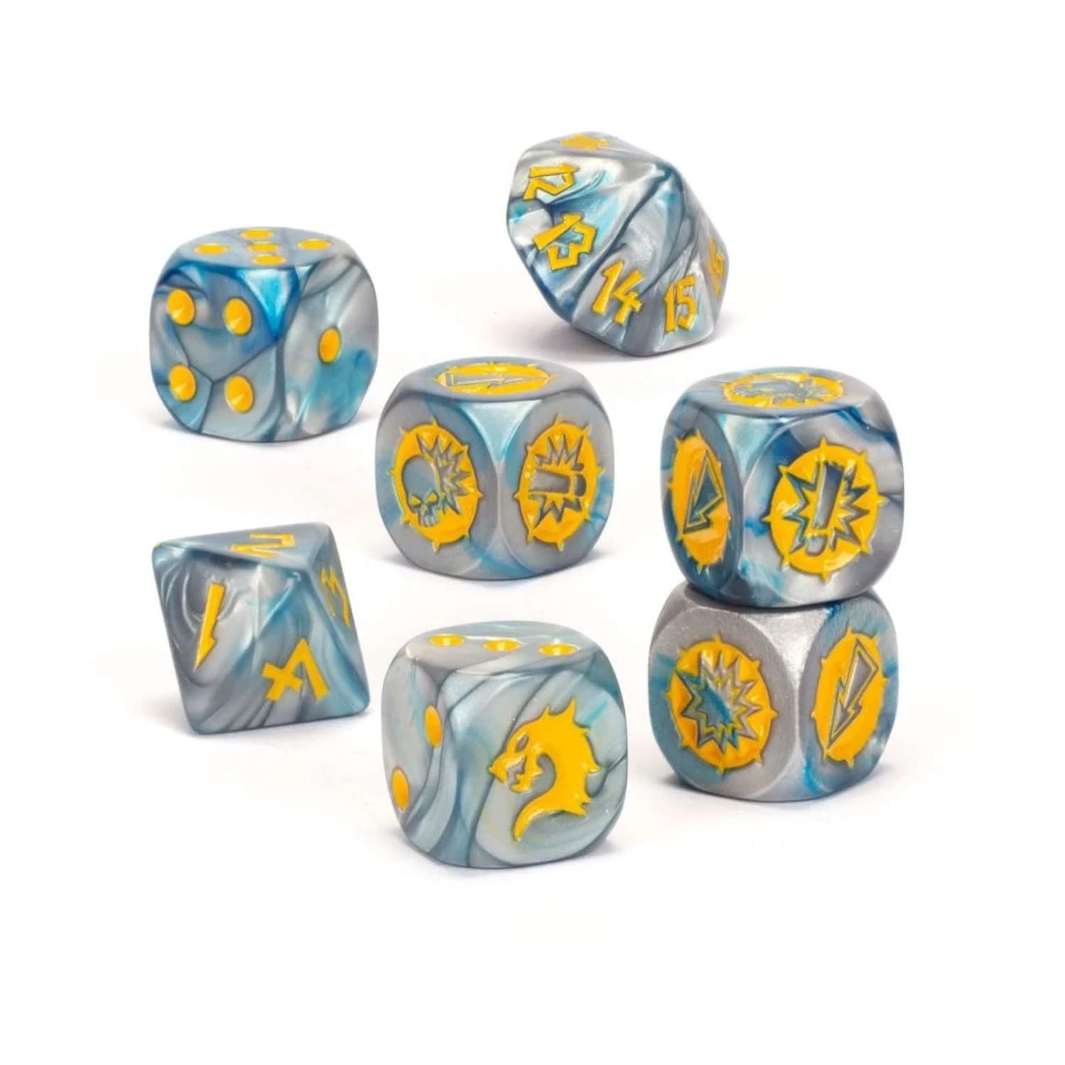 Games Workshop - Blood Bowl: Norse Team Dice Set : Amazon.co.uk