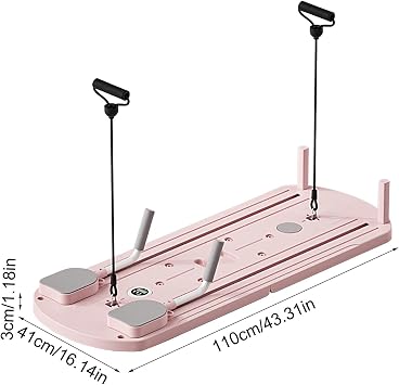Pilates Board Pilates Reformer Machine Home Pilates Equipment Foldable Pilates Reformer Best Pilates Reformer Machine with Automatic Rebound Function for Home Training