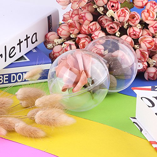 Zogin 8cm Trasparenti Decorative Palle Ornamenti