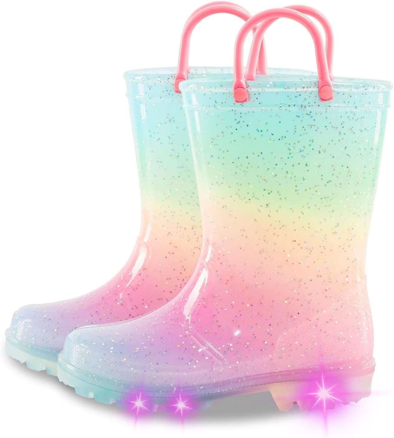 Generic Kids Rain Boots - Light Up Waterproof Design