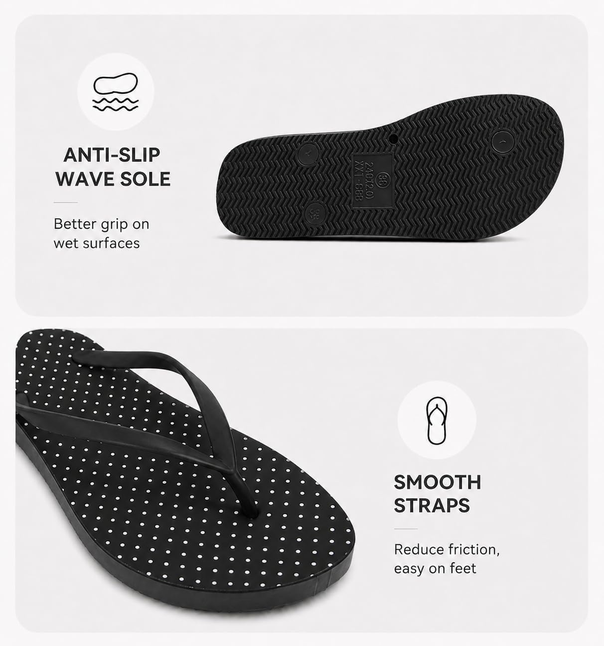 Women's Non-Slip Flat Flip Flops – Casual Thong Sandals for Summer Beach & Outdoor Wear