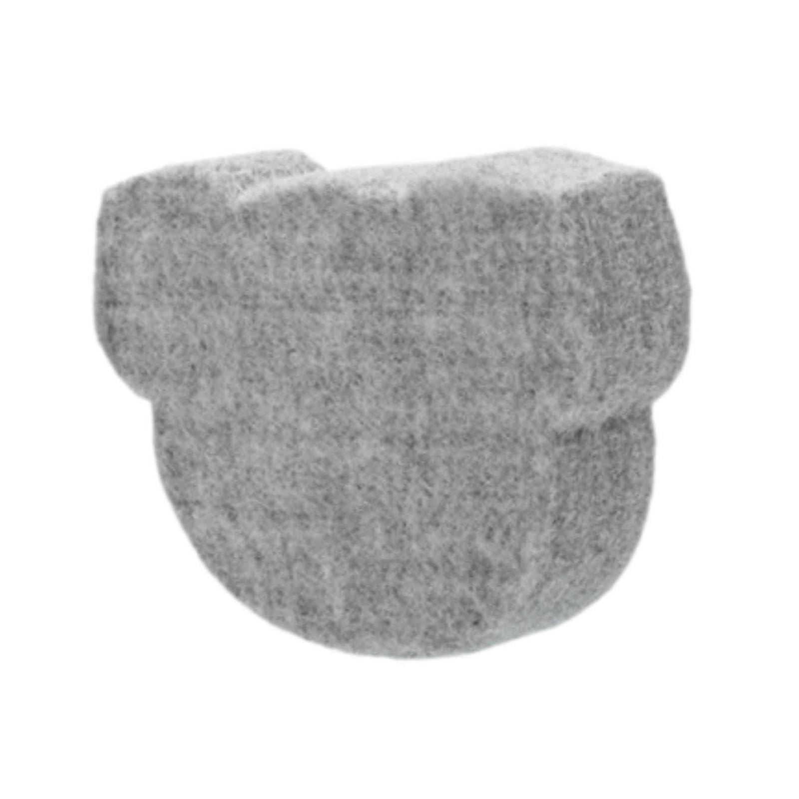 Fancyes Needle Felting Pad Wet Felting Pig Head Shaped Handmade Wear Resistance Woolen Block DIY Wool Felting Mat for Sewing Projects, 15x10.5x3cm