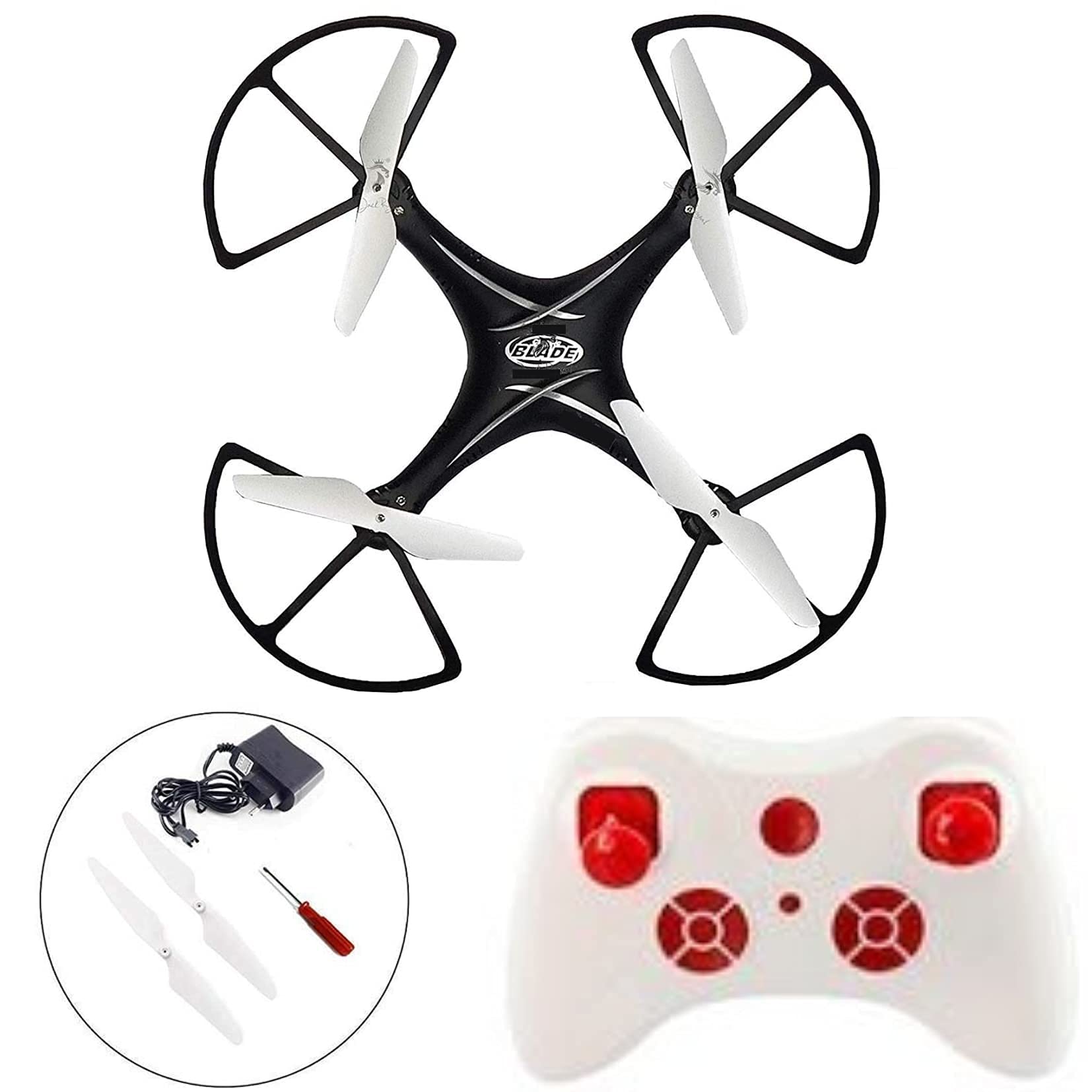 RENIAL® Altitude Hold 2.4 GHz Drone without Camera - NO CAMERA I Pack of 1 I Remote Control Senser Drome MULTI COLOUR 2
