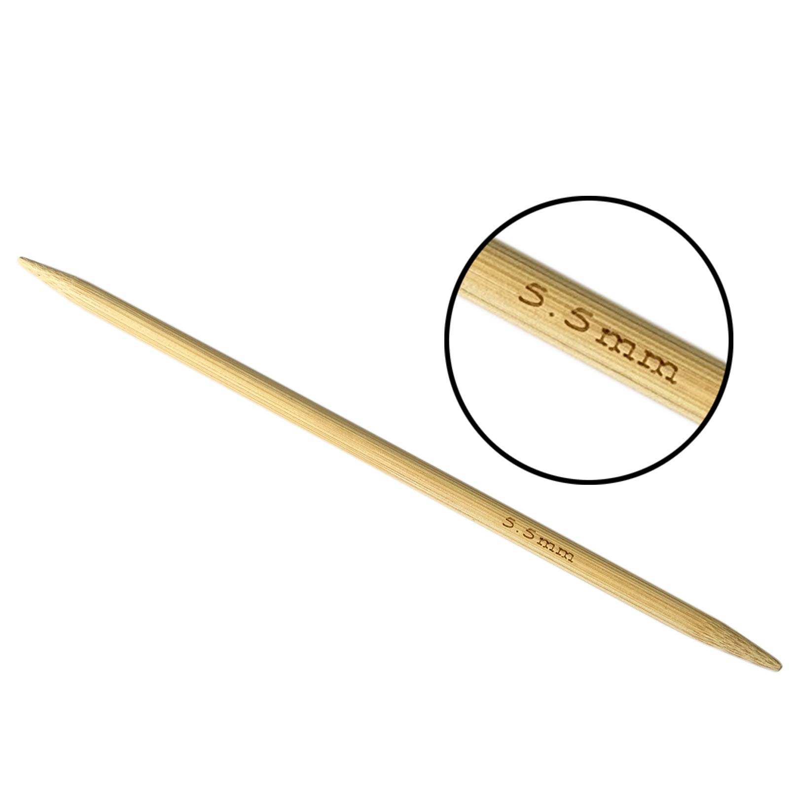 Amazon.co.jp: 75pcs 手あみ針 くつした針 短5本針 棒針 竹製 長さ15cm