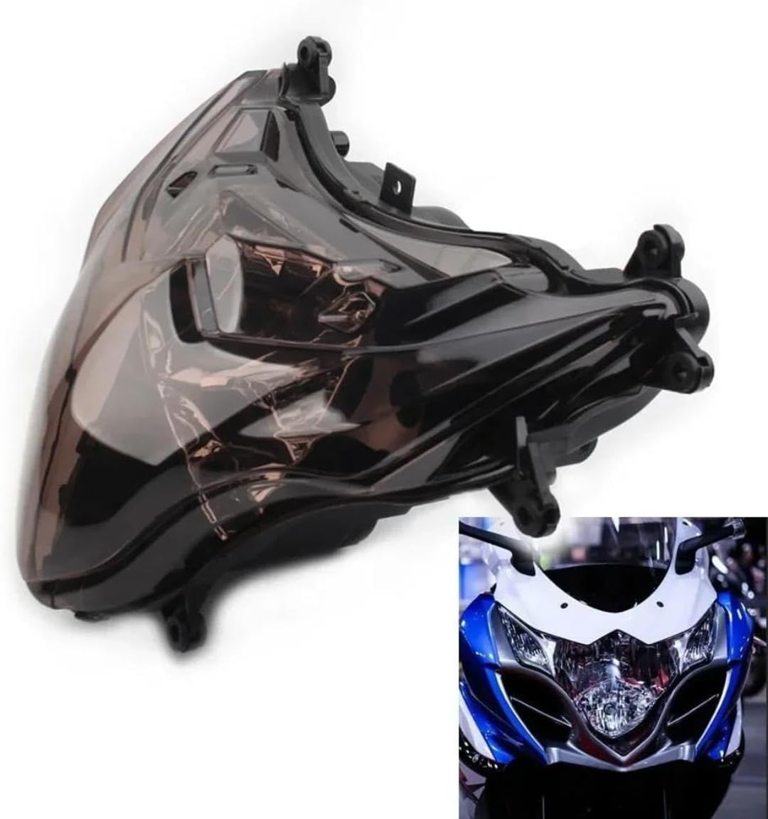 Reflektor motocyklowy do Suzuki GSX-R1000 (2009-2017) - Obudowa reflektora K9 - Reflektor przedni - Reflektory motocyklowe