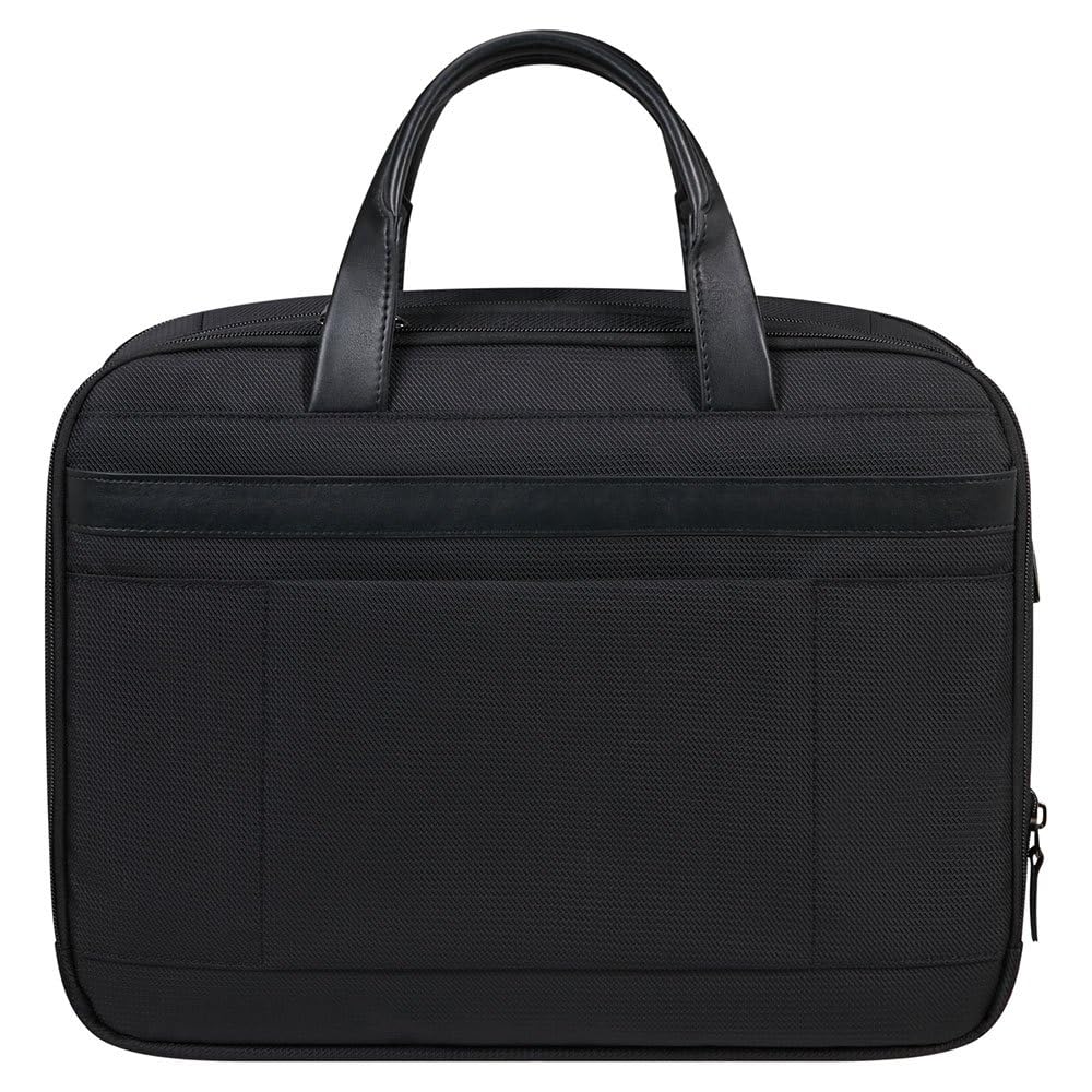 Samsonite XBR 2.0 - Teczka 15,6 cala rozszerzalna z 3 przedziałami, 40,5 cm, 20/28 L, czarny (czarny)