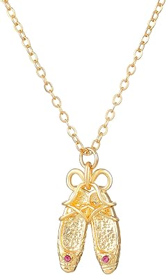 Elegant Ballet Shoe Pendant Necklace Personality Dance Shoes Choker Artistic Neck Jewelry Gift for Dance Enthusiasts