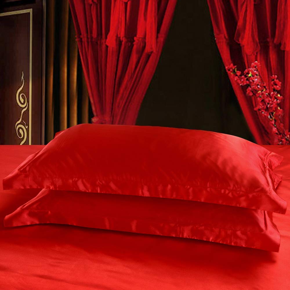 Amazon｜Bedding Kraft ウルトラソフト 豪華 シルク風 サテン 500 GSM