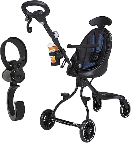 Miniatura 6 de 4 ganchos para cochecito, ganchos para caminar, ganchos para colgar sillas de ruedas, rotación de 360, ganchos para cochecito de bebé, colgador de