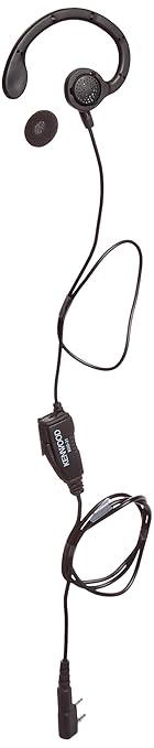 Amazon Com Kenwood Khs 31 C Ring Earbud Hanger With Ptt And Clip Microphone 麥克風 電子