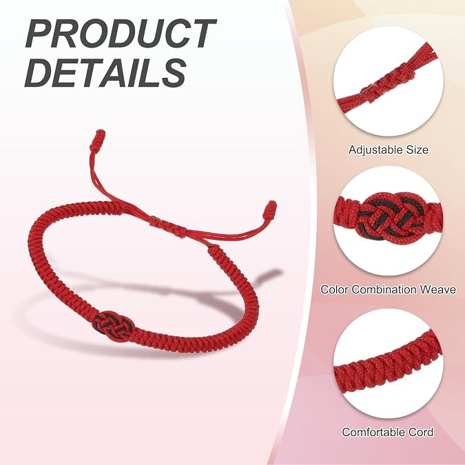 PATIKIL Matching Bracelets for Couple, Knots Braided String Bracelets
