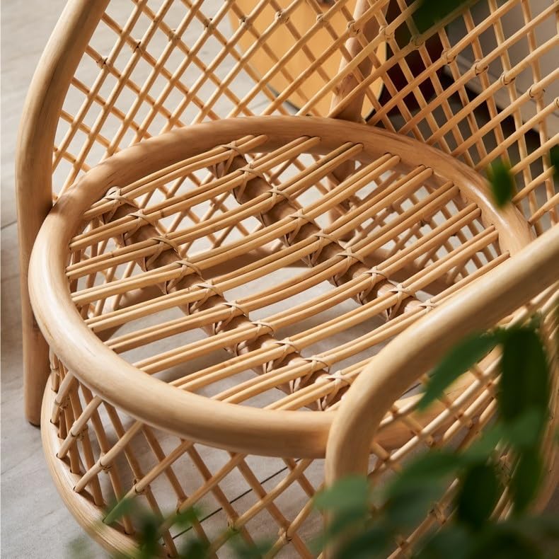 Office Chair Japanese Rattan Chair Household Balcony Leisure Chair Simple Sofa Leisure Chair Gaming Chair