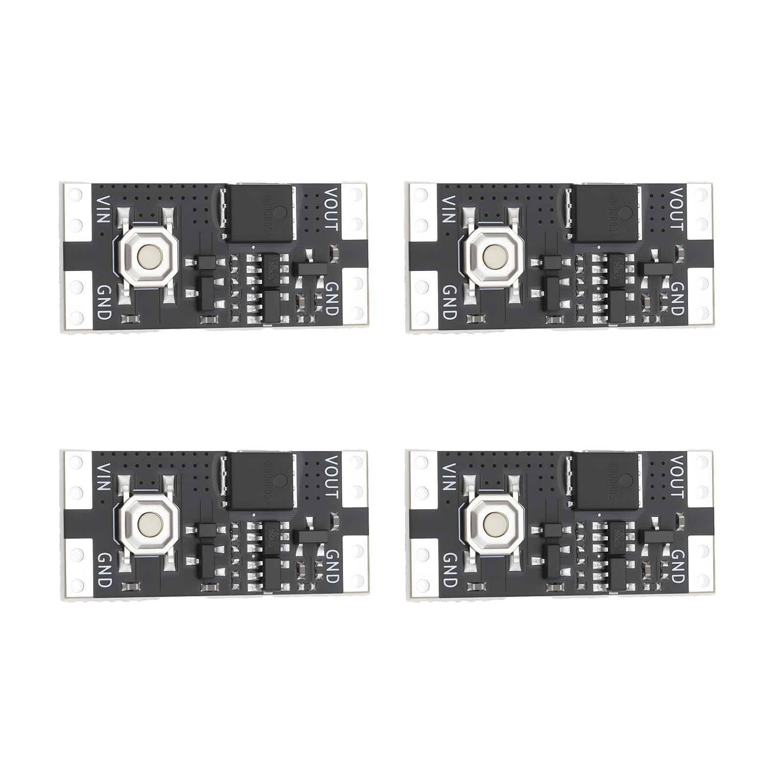 Create idea 4pcs XL-10AH Single Bond Button Bistable Switch Module 4.5–26V 10A for Smart Home LED Fans DIY Electronics