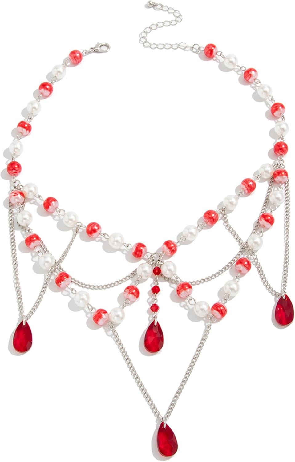 タナカダイスケcrystal ribbon chain pierce タナカダイスケcrystal ribbon chain pierce タナカダイスケcrystal