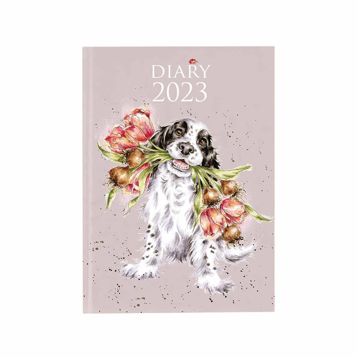 Wrendale Designs Dog Blooming with Love Desk 2023 Diary      Unknown Binding – Day to Day Calendar