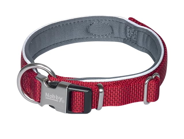 'Nobby Collar Classic preno Royal " rojo S-M (circunferencia del cuello 38-47 cm)