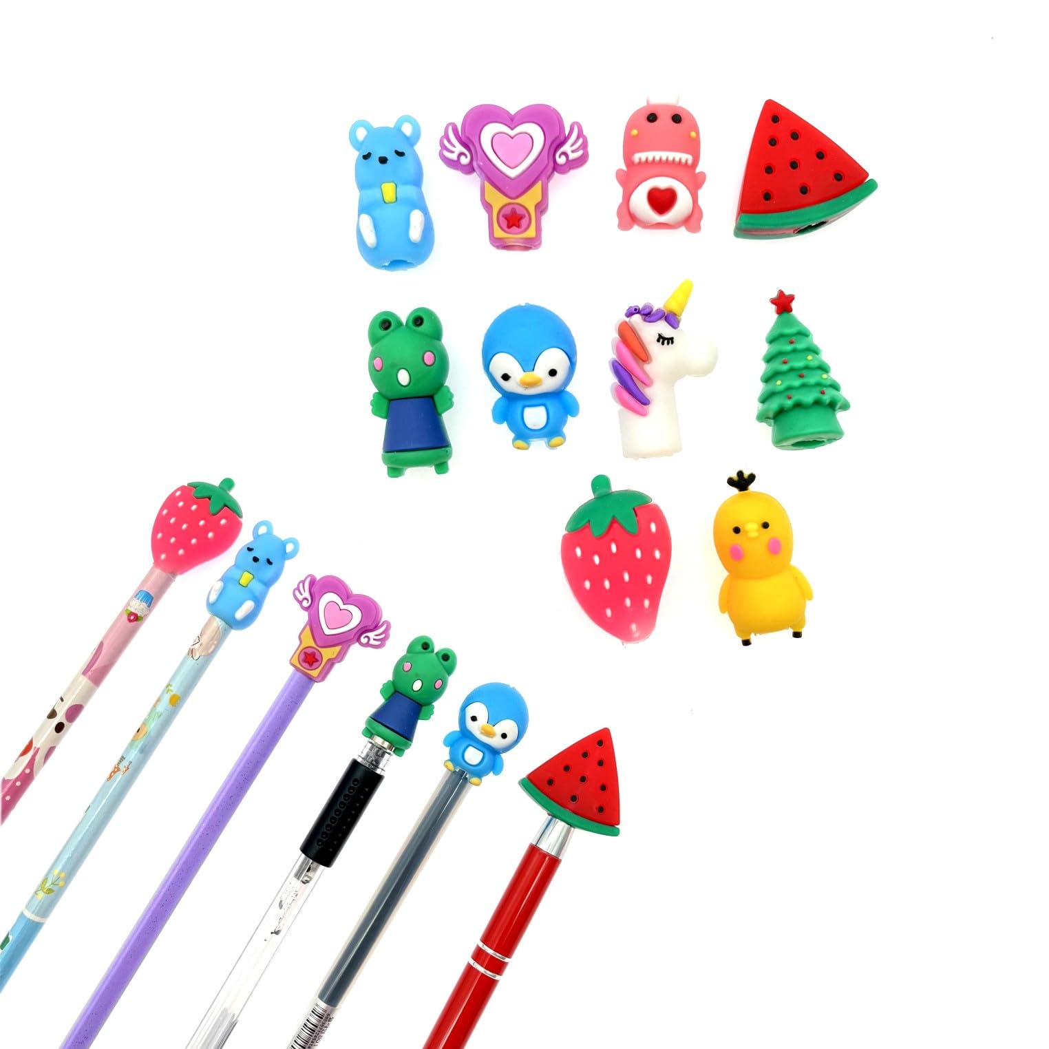 3 Embouts à Mâcher En Silicone Pour Stylos - Capuchons Sensoriels Anti-stress | Enfants Et Adultes