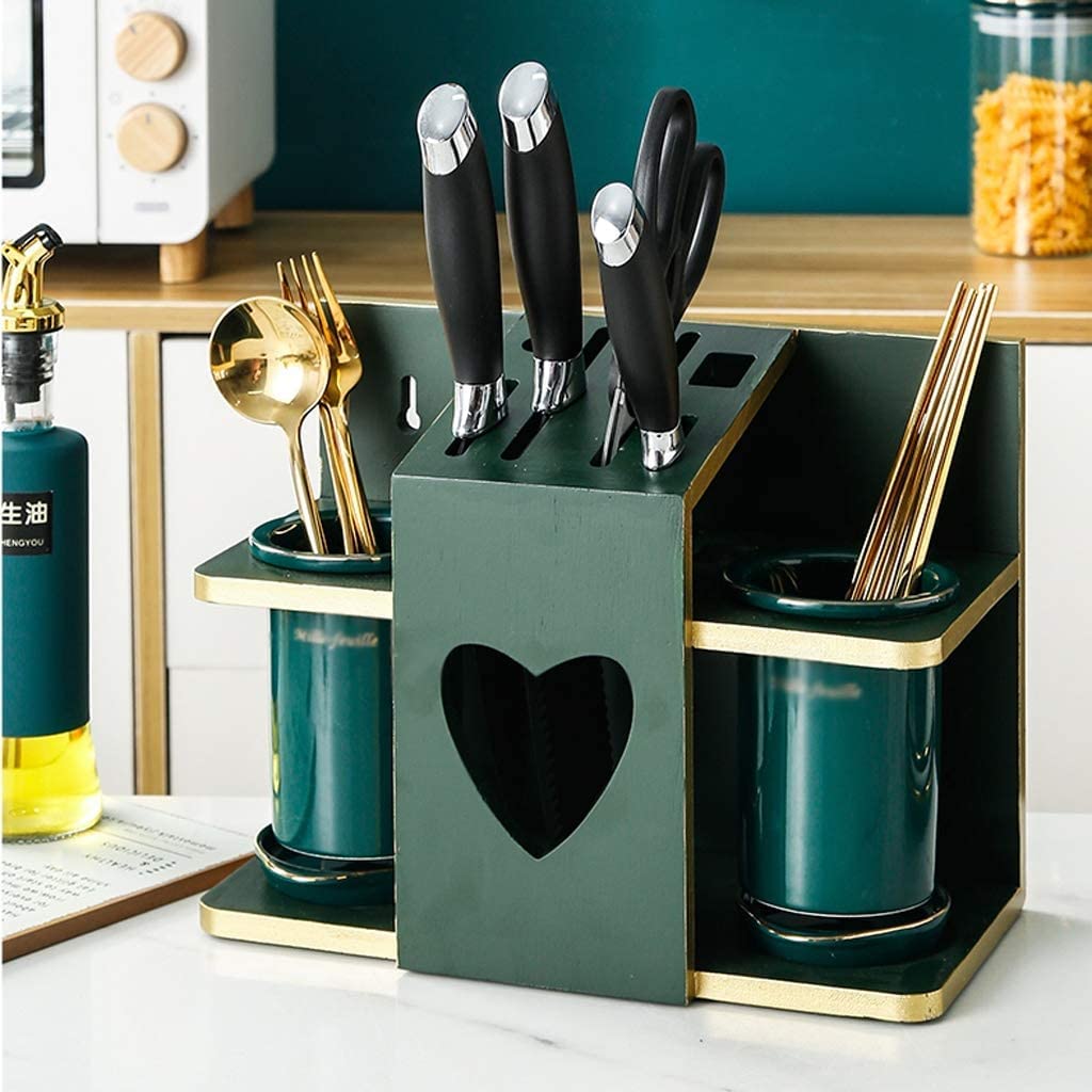 Stojak Kuchenny na Noże Bez Noży, Blok Na Noże Kuchenne Stojak Chopstick Cage Uchwyt Nóż Kuchenny Materiały Knife Block