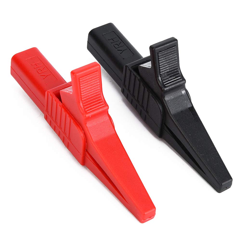 10PCS Silic Alligator Clips Set With Banana Jacks - 20A 380V Insulated Test Clips For Multimeter, 5 Colors - View #13