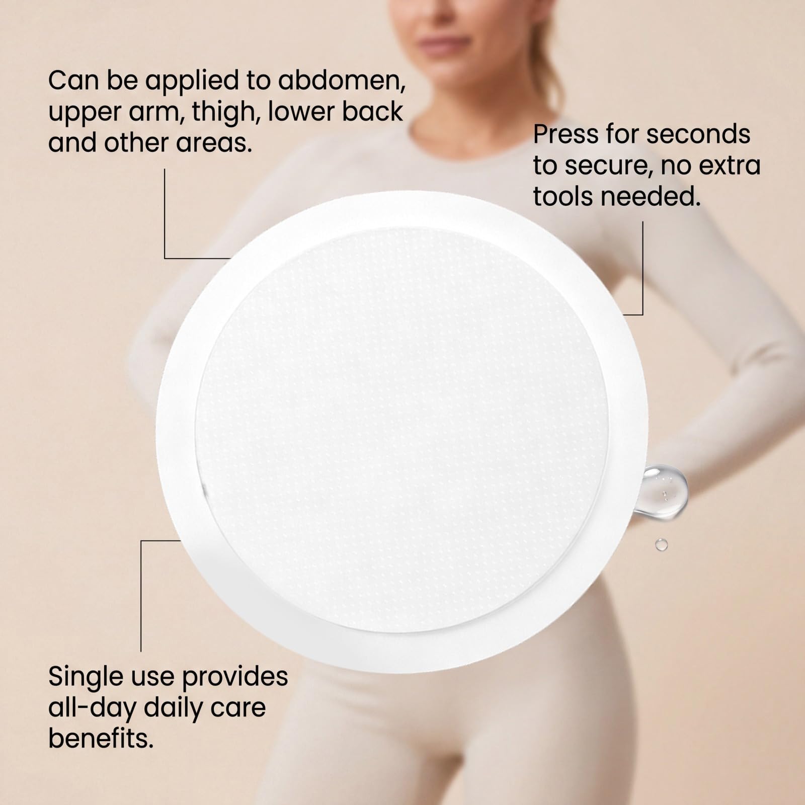 Moringa Patch dimagranti 10 in 1, Patch Nano Microneedle dimagrante con berina e nad+, ingredienti naturali, rassodante pelle, facile da applicare, ideale per uomini e donne