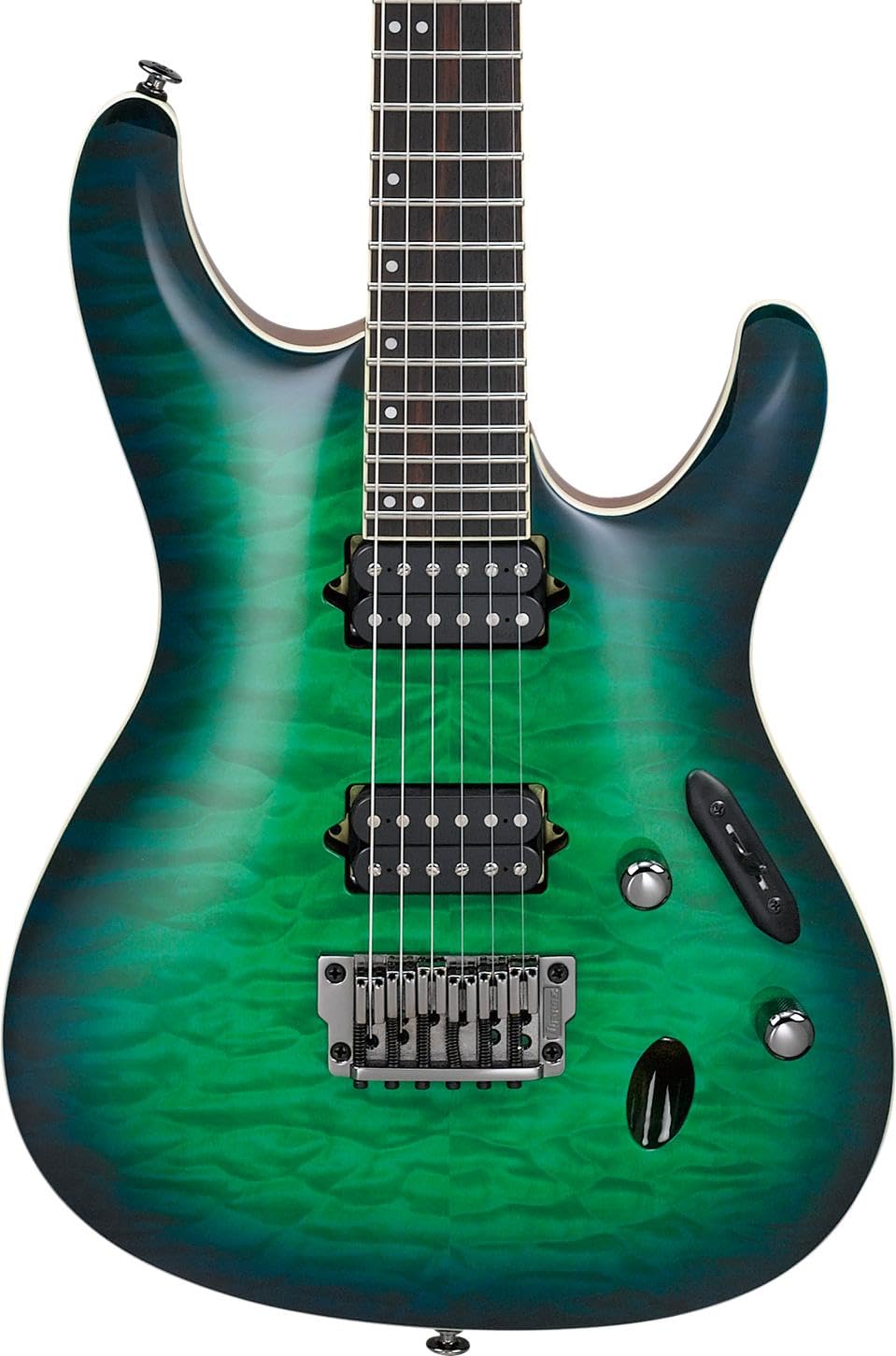 Ibanez S Prestige S6521Q - Surreal Blue Burst