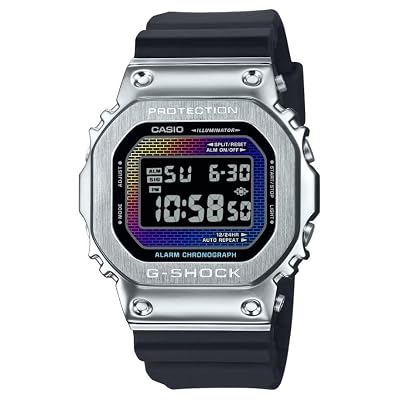 Casio Orologio G-Shock GM-5600RW-1ER Digitale, Acciaio e Resina, Nero