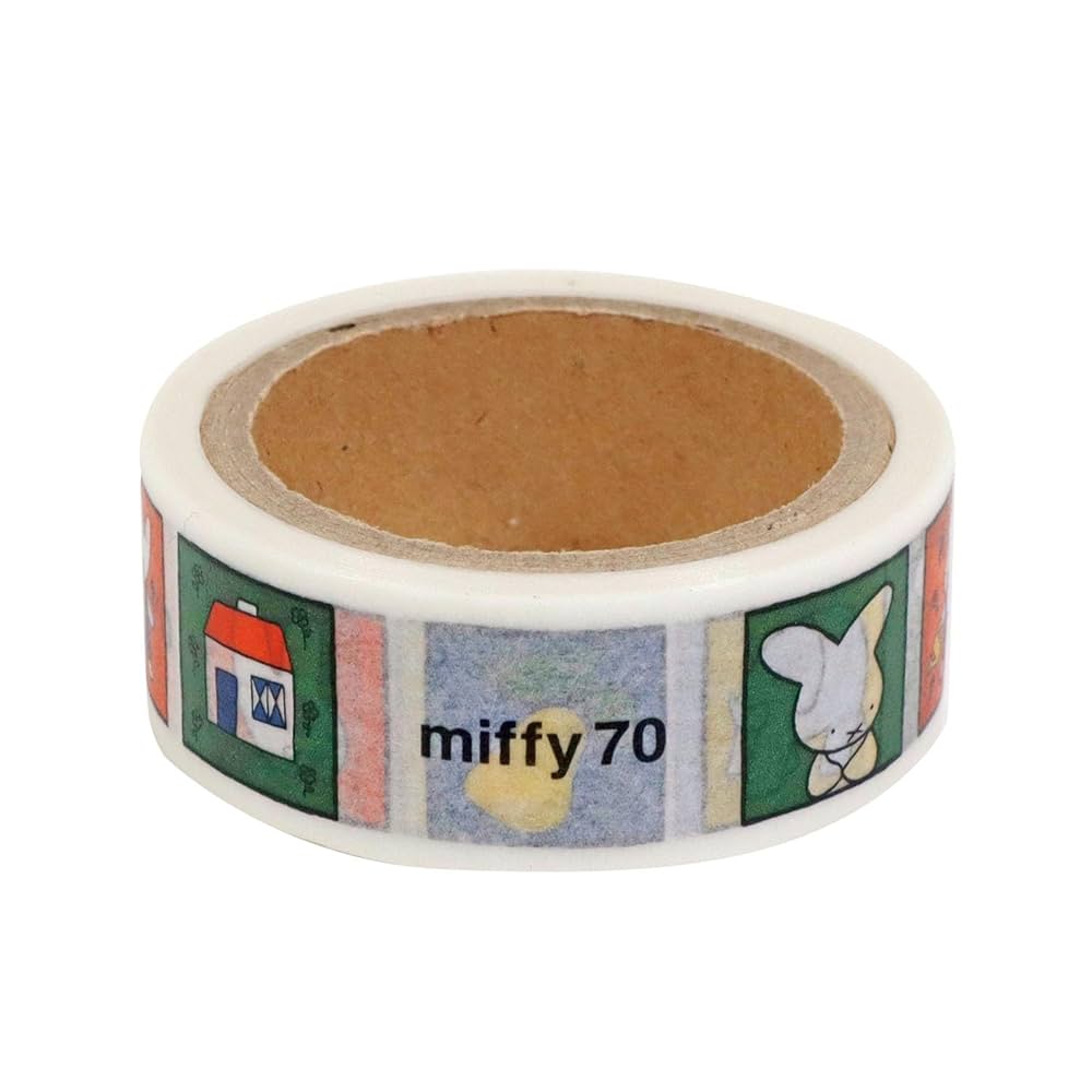 新品未開封　70周年ミッフィー展限定　マスキングテープ18種セット 70周年 miffy ミッフィー展 限定 クリアスタンプ マスキング