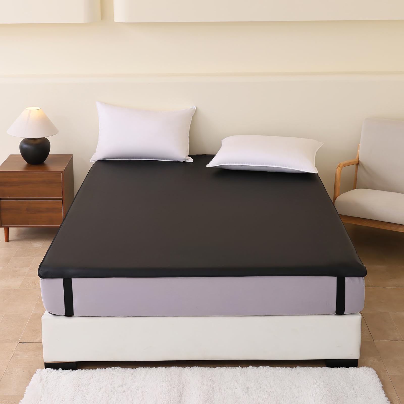 Grounding Mat for Bed Sleep & Deep Relaxation - Premium Grounding Pad Kit - Grounding PU Mat for Natural Energy Balance, Stress Support & Wellness