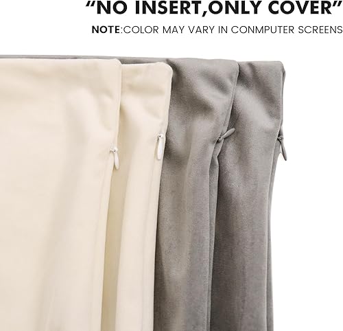 Miniatura 5 de lifein Juego de 2 fundas de almohada de 18 x 18 pulgadas, fundas de almohada cuadradas de estilo bohemio, fundas de almohada decorativas para