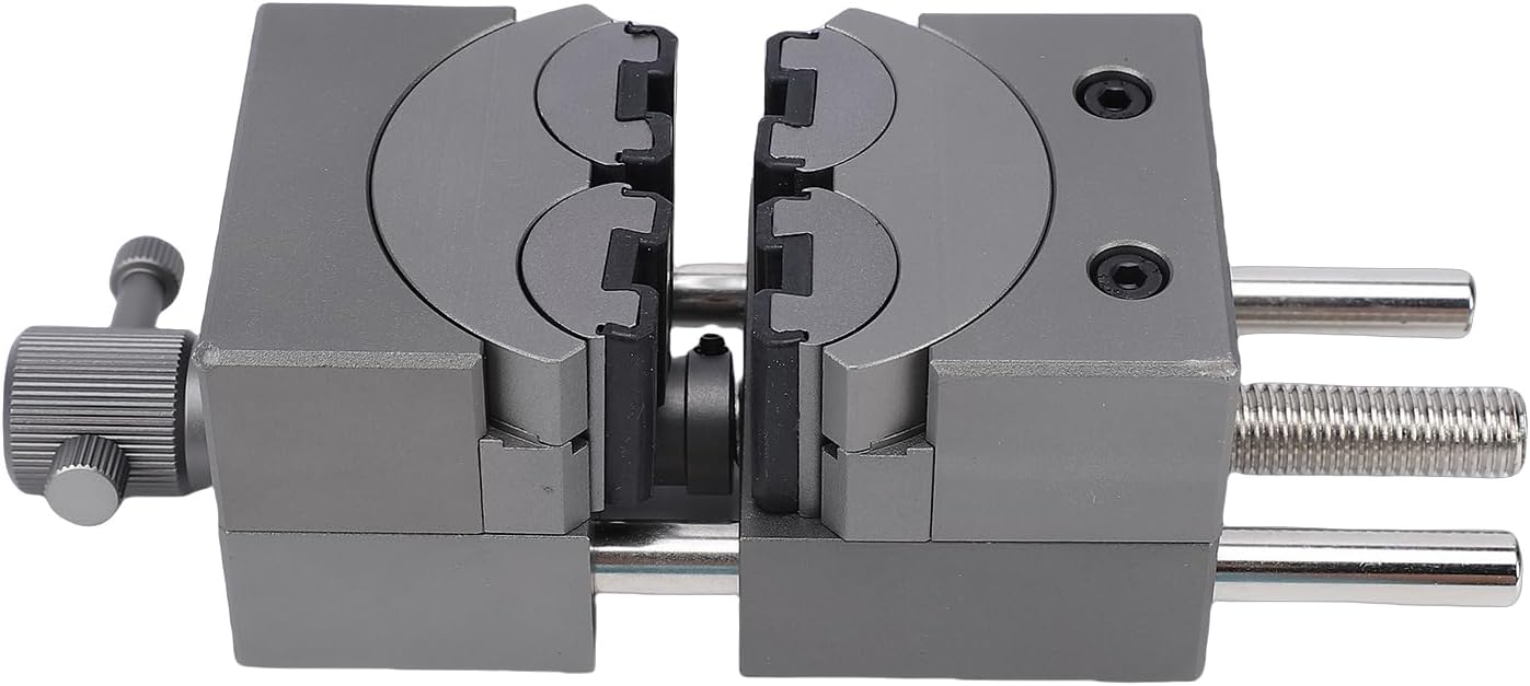Mini Fractal Bench Vise Clamp Alloy CNC Processing Non Slip Base Portable Multi Functional Jewelry Repair Tool Small Bench Vise Clamp Self Adjusting Smart Fixing Device
