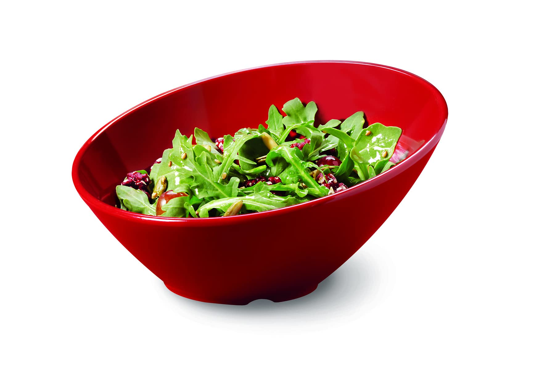 GET Cranberry / 32 Fluid Ounce / Contemporary Salad Bowls