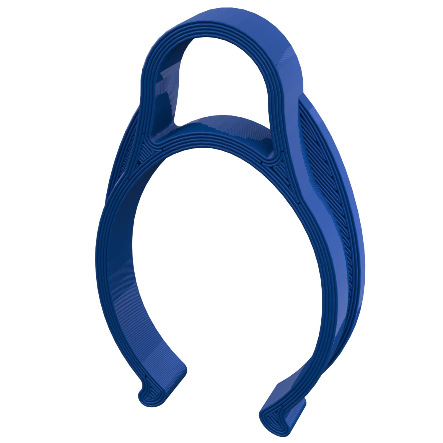 Clips de bâche de piscine pour hivernage sur rail ovale 61x45mm 3D Cabin bleu lot de 15