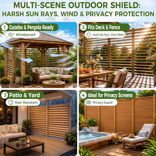 Image of 1 Set Deck Sunblind System, Louver Bracket Kit, Window Shutter Hardware
