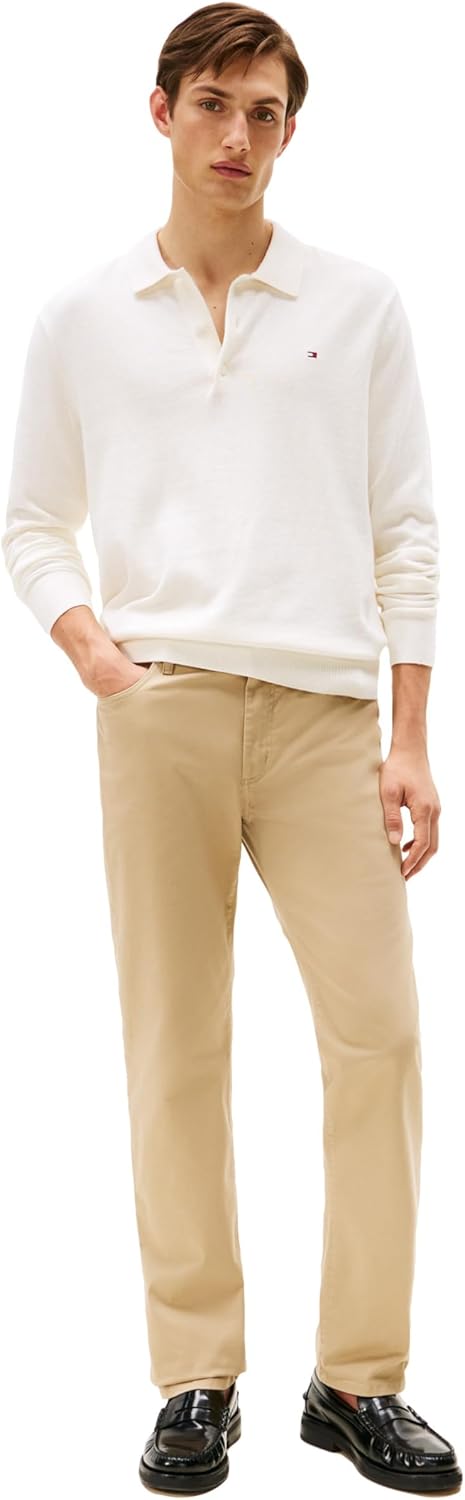 Tommy Hilfiger Men's Causal Five Pocket Pants with Stretch in Straight Fit