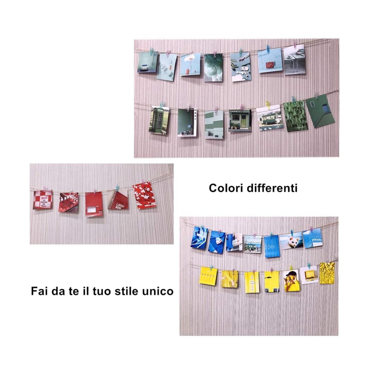 Pinces 25mm Mini Pinces à Linge 100pcs - Chevilles Transparentes 25mm Pour Photo, Artisanat, Décoration Pinces Artisanat DIY