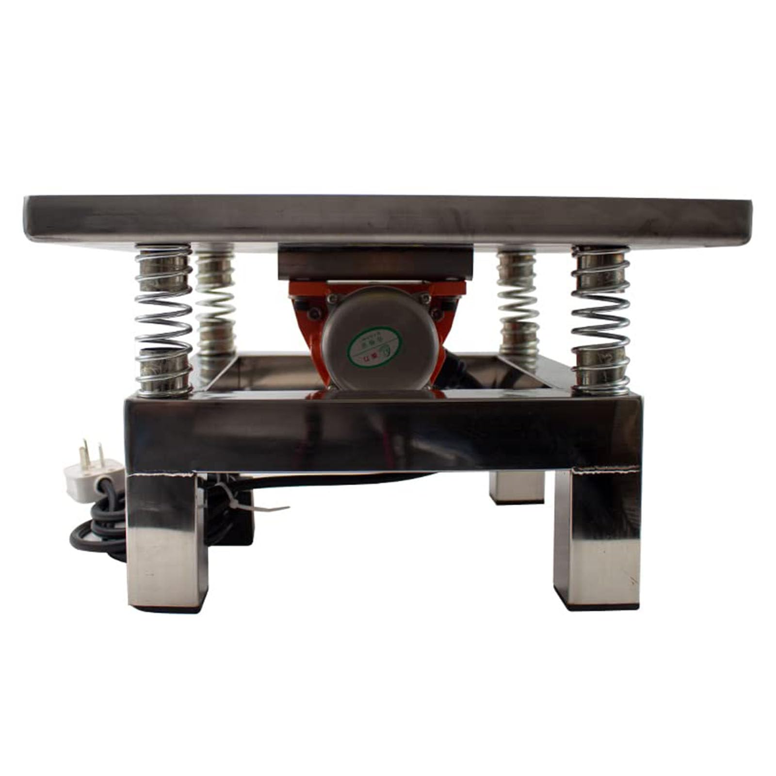 Mesa vibradora de hormigón, agitador de vibración de acero inoxidable para bloque de prueba, 220 V, ideal para mezclas de hormigón vibratorio y aplicaciones de prueba